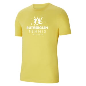 Nike Team Club 20 Cotton T-Shirt (M) Tour Yellow-Black