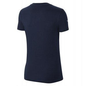 Nike Womens Team Club 20 Cotton T-Shirt (W) Obsidian-White
