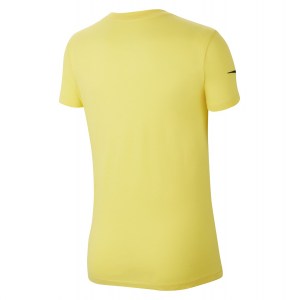 Nike Womens Team Club 20 Cotton T-Shirt (W) Tour Yellow-Black