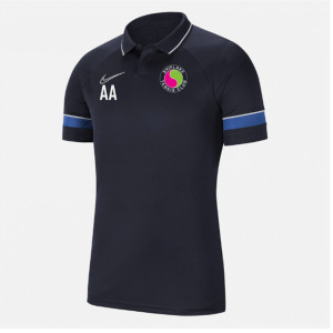 Nike Academy 21 Performance Polo (M) Obsidian-White-Royal Blue-White