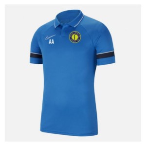 Nike Academy 21 Performance Polo (M) Royal Blue-White-Obsidian-White
