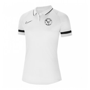 Nike Womens Academy 21 Performance Polo (W) White-Black-Black-Black