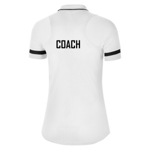 Nike Womens Academy 21 Performance Polo (W) White-Black-Black-Black
