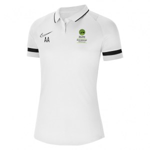 Nike Womens Academy 21 Performance Polo (W) White-Black-Black-Black