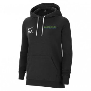 Nike Womens Team Club 20 Hoodie (W) Black-White-White