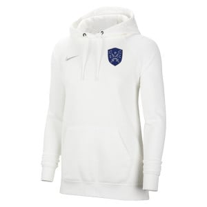 Nike Womens Team Club 20 Hoodie (W) White-White-Wolf Grey