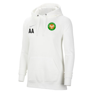 Nike Womens Team Club 20 Hoodie (W) White-White-Wolf Grey