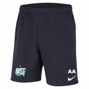 Nike Team Club 20 Fleece Shorts (M) Obsidian-White-White