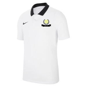 Nike Dri-FIT Park Poly Cotton Polo (M) White-Black-Black