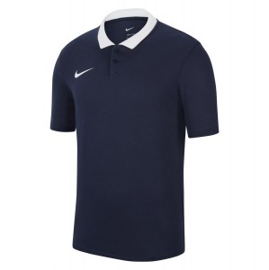 Nike Dri-FIT Park Poly Cotton Polo (M) Obsidian-White-White