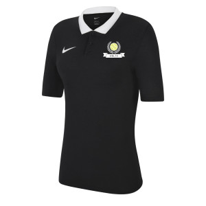 Nike Womens Dri-FIT Park Poly Cotton Polo (W) Black-White-White