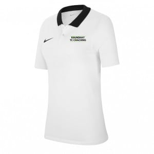 Nike Womens Dri-FIT Park Poly Cotton Polo (W) White-Black-Black