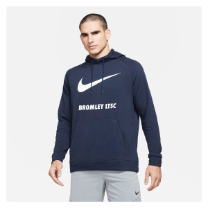 Nike Swoosh Pullover Hoodie Obsidian-White