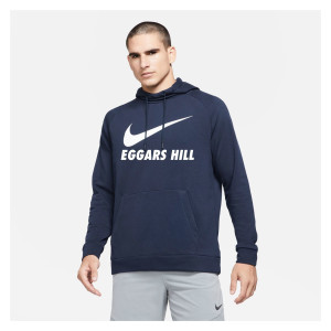 Nike Swoosh Pullover Hoodie Obsidian-White