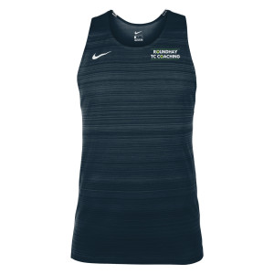 Nike Dry Miler Singlet (M) Obsidian-White