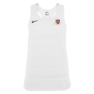 Zelus-Nike Womens Dry Miler Singlet (W) White-Black