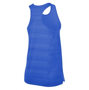 Zelus-Nike Womens Dry Miler Singlet (W) Royal Blue-White