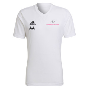 adidas Entrada 22 Short Sleeve Jersey White
