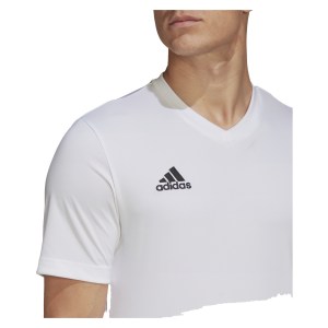 adidas Entrada 22 Short Sleeve Jersey White