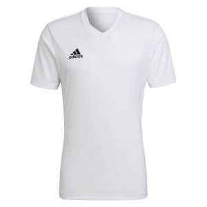 adidas Entrada 22 Short Sleeve Jersey White