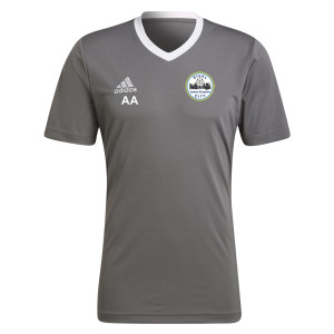 adidas Entrada 22 Short Sleeve Jersey Team Grey Four