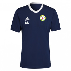 adidas Entrada 22 Short Sleeve Jersey Team Navy Blue