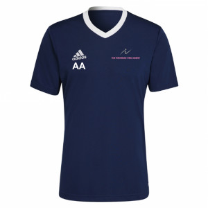 adidas Entrada 22 Short Sleeve Jersey Team Navy Blue