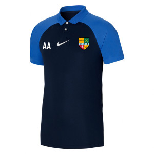 Nike Dri-FIT Academy Pro Polo Obsidian-Royal Blue-White