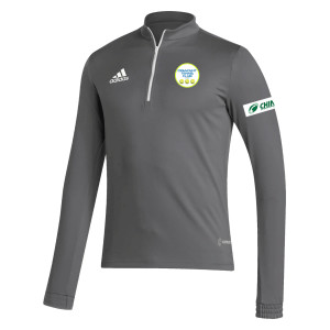 adidas Entrada 1/4 Zip Drill Top Midlayer Team Grey Four