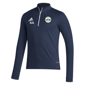 adidas Entrada 1/4 Zip Drill Top Midlayer Team Navy Blue