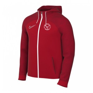 Nike Strike Full Zip Track Hoodie University Red-Bright Crimson-White