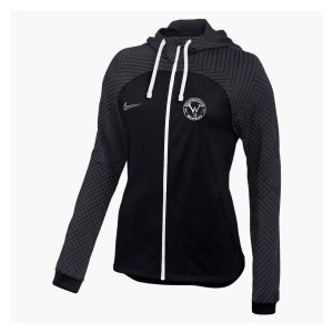 Nike Womens Strike Full Zip Track Hoodie (W) Black-Anthracite-White