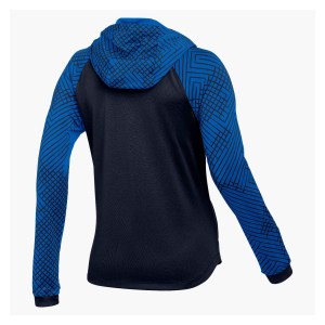 Nike Womens Strike Full Zip Track Hoodie (W) Obsidian-Royal Blue-White