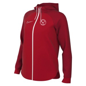 Nike Womens Strike Full Zip Track Hoodie (W) University Red-Bright Crimson-White