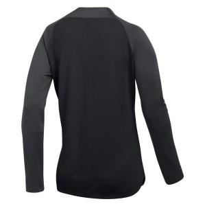 Nike Womens Academy Pro Drill Top Black-Anthracite-White