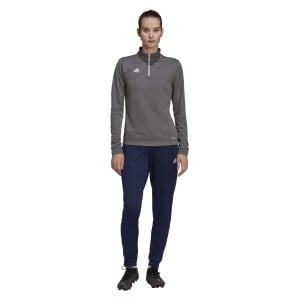 adidas Womens Entrada 22 1/4 Zip Training Top (W) Team Grey Four