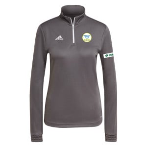 adidas Womens Entrada 22 1/4 Zip Training Top (W) Team Grey Four