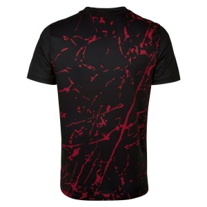 Castore SS Training Printed Tee Black-Chilli Pepper