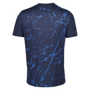 Castore SS Training Printed Tee Navy-Imperial Blue