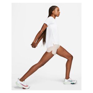 Nike Womens Dri-FIT Race Short-Sleeve Running Top (W) White-Reflective Silv