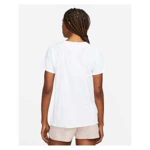 Nike Womens Dri-FIT Race Short-Sleeve Running Top (W) White-Reflective Silv