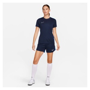 Nike Womens Academy 23 Short Sleeve Training Top (W) Obsidian-Royal Blue-White
