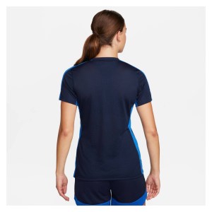 Nike Womens Academy 23 Short Sleeve Training Top (W) Obsidian-Royal Blue-White
