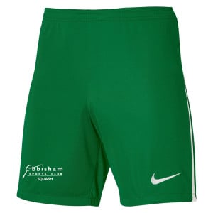 Nike Dri-Fit League Knit III Short Pine Green-White-White