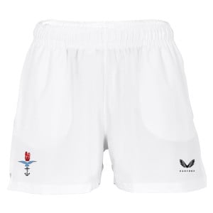 Castore Woven Training Short (Zip Pockets) White