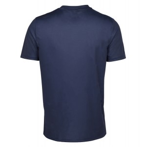 Castore Marble Printed Short Sleeve Training Tee Navy-Royal Blue-White