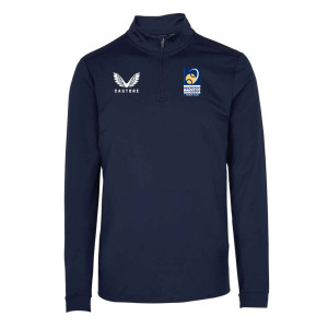 Castore Quarter Zip Midlayer Navy-White
