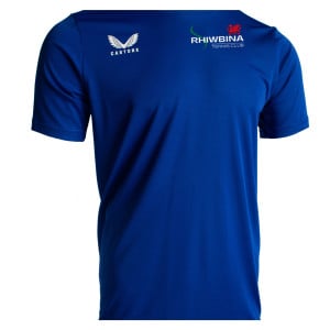 Castore Short Sleeve Training T-Shirt Royal Blue-White