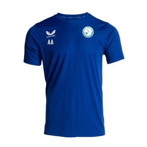 Castore Short Sleeve Training T-Shirt Royal Blue-White