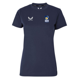 Castore Womens Short Sleeve Training Tee (W) Navy-White